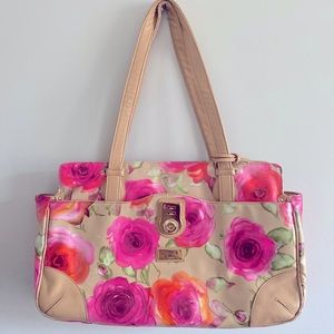Gigi Hill Pink & Tan “Ingrid” Handbag & Wallet